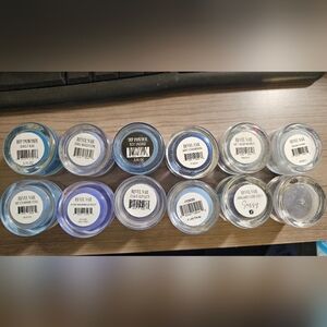 Revel Nail Dip Powder Set lot of 12 - Blue Family
